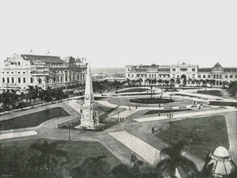 Victory Square, Buenos Aires, Argentina, 1895.