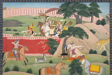 Jaktens nöjen, ca. 1800.