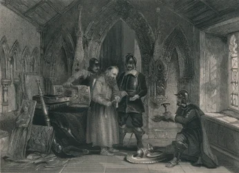 Plundring av kloster, 1800-talet.