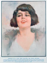 Ponds Cream-annons, 1928