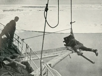 Ponting Cinematographs The Bow of the Terra Nova, c19101913, 1913