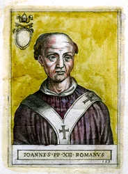 Påven Johannes XII c937-964, c1800-talet