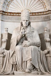 Påven Pio VII - Peterskyrkan - Roma, Italien