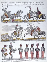 Populär bild av Napoleonkrigen, 1800-talet