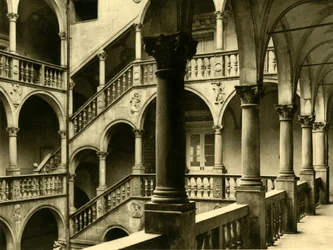 Porcia slott, Spittal an der Drau, Kärnten, Österrike, c1935.