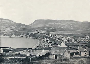 Port Erin - Panoramautsikt över staden och dess närhet, 1895