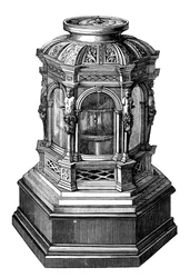 Bärbar klocka, 1300-1500-talet, 1870