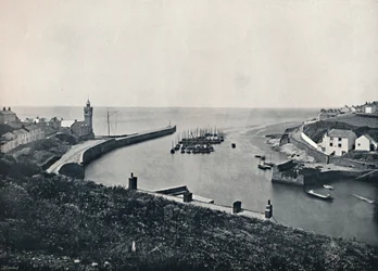 Porthleven - Hamnen och utsikten, 1895