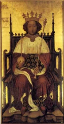 Porträtt Richard II av England, ca 1390