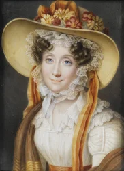 Porträtt av Adelaide dOrléans 1777-1847