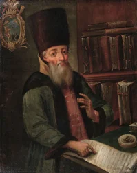 Porträtt av Afanasy Lavrentievich Ordin-Naschokin 1605-1680, 1600-talet