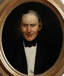 Porträtt av Alexander Philippovich Smirdin 1795-1857, 1857