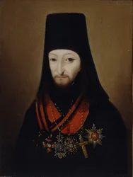 Porträtt av ärkebiskop Joseph greve Argutinsky-Dolgoruky 1743-1801, 1840-talet