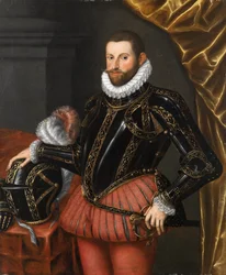 Porträtt av ärkehertig Ernest av Österrike 1553-1595, andra hälften av 1500-talet.