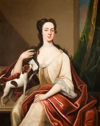 Porträtt av Barbara Lister, 1740-1750.