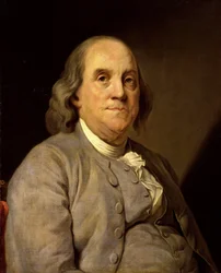 Porträtt av Benjamin Franklin