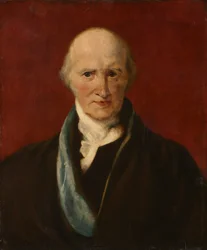 Porträtt av Benjamin West, 1818 eller senare.
