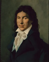 Porträtt av Camille Desmoulins 1760-1794, ca. 1790.