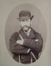 Porträtt av Camille Saint-Saens 1835-1921, 1870.