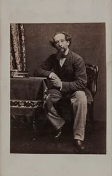 Porträtt av Charles Dickens 1812-1870, 1860-talet.