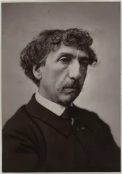 Porträtt av Charles Garnier 1825-1898.
