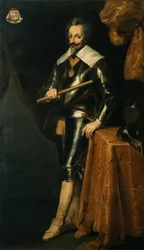 Porträtt av Karl III av Croÿ 1560-1612, 1600-talet.