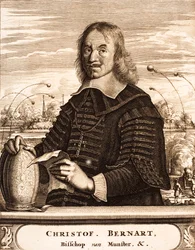 Porträtt av Christoph Bernhard Freiherr von Galen 1606-1678, 1675.