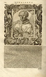 Porträtt av Christopher Columbus. Från Paolo Giovio