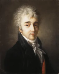 Porträtt av greve Andrey Kirillovich Razumovsky 1752-1836, ca. 1801