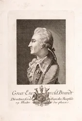 Porträtt av greve Enevold Brandt 1738-1772.