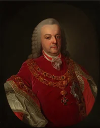 Porträtt av greve Ferenc Esterházy de Galántha 1715-1785.