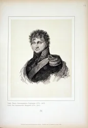 Porträtt av greve Pavel Alexandrovich Stroganov 1774-1817, 1818