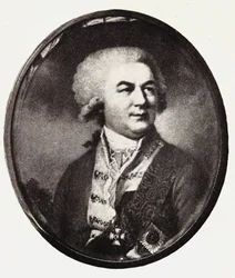 Porträtt av greve Pyotr Zavadovsky 17391812, tidigt 1800-tal.