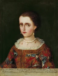 Porträtt av Dona Micaela Esquibel