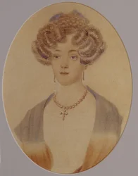 Porträtt av Ekaterina Nikolayevna Goncharova 1809-1843, slutet av 1820-talet - början av 1830-talet