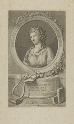 Porträtt av Elisa von der Recke 1754-1833, 1792.