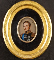 Porträtt av kejsar Alexander II 1818-1881, 1840-talet