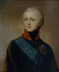 Porträtt av kejsar Alexander I 1777-1825