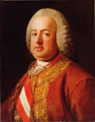 Porträtt av kejsar Frans I av Österrike 1708-1765, ca 1770.