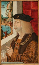 Porträtt av kejsar Maximilian I 1459-1519, 1500-talet.