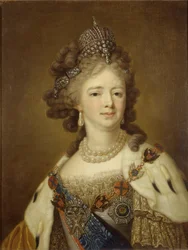 Porträtt av kejsarinnan Maria Feodorovna