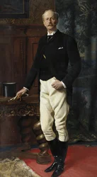 Porträtt av Ernst I, hertig av Sachsen-Altenburg 1826-1908, 1893