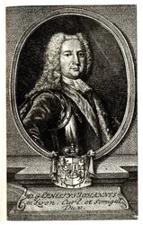 Porträtt av Ernst Johann von Biron 1690-1772, hertig av Kurland och Semigallia och regent av det ryska imperiet