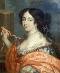 Porträtt av Françoise dAubigné 1635-1719, Madame Scarron, ca. 1670.