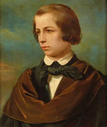 Porträtt av Franz Liszt 1811-1886, ca. 1830.