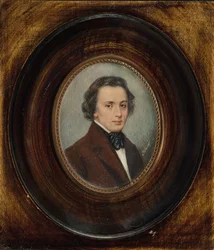 Porträtt av Frederic Chopin 1810-1849.