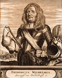 Porträtt av Fredrik Vilhelm 1620-1688, kurfurst av Brandenburg, hertig av Preussen, 1675.
