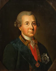 Porträtt av Fjodor Ivanovich Wadkowski 1712-1783