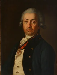 Porträtt av Fyodor Jankovic de Mirievo 1741-1814, 1800-talet
