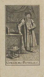 Porträtt av Guillaume Postel 1510-1581, före 1740.
